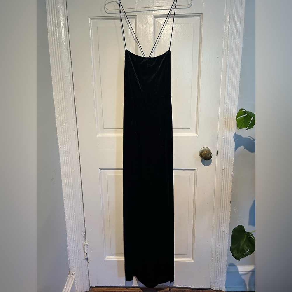 Free People All I Need velvet maxi dress